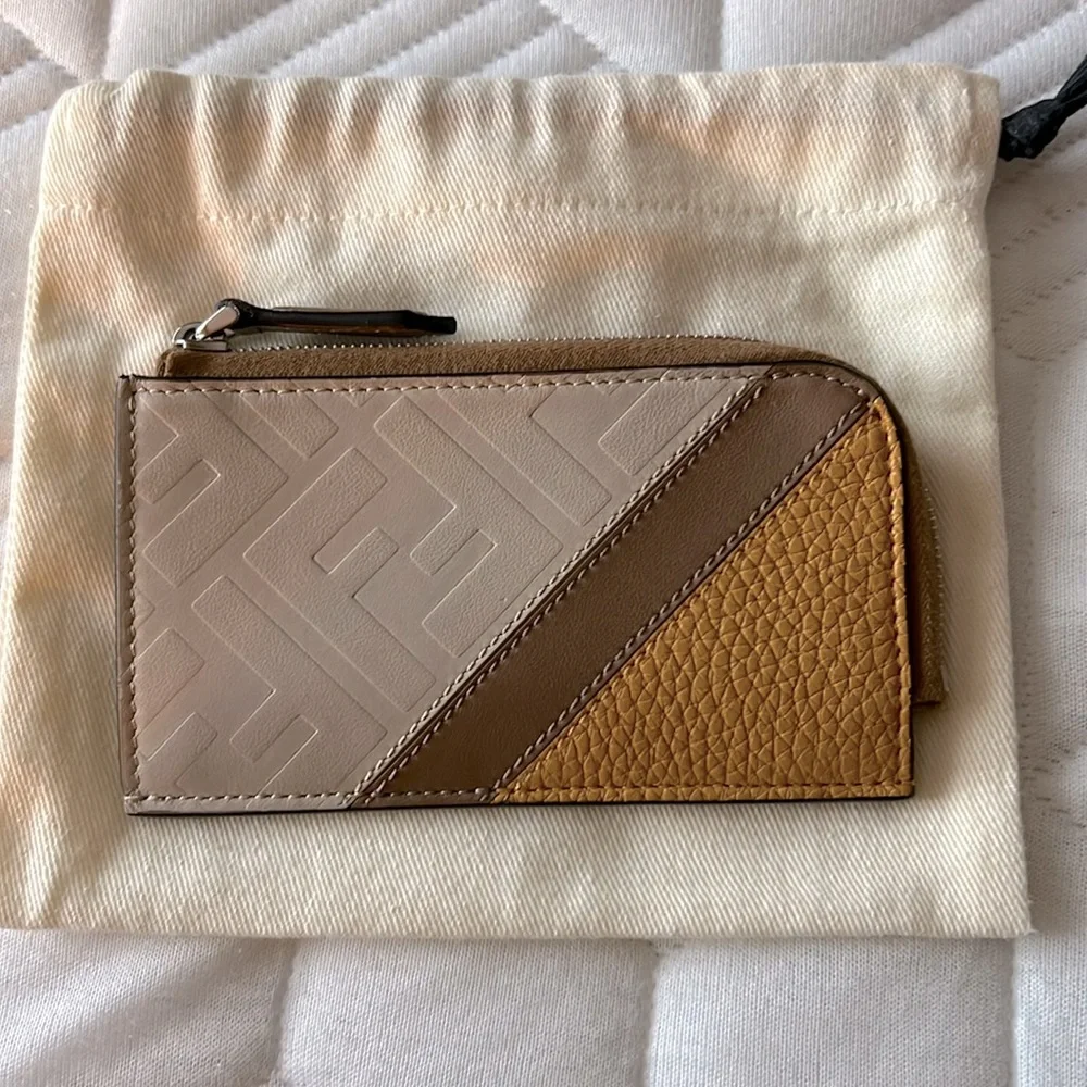Fendi Zip Coin Card Holder - Picture 1 of 10